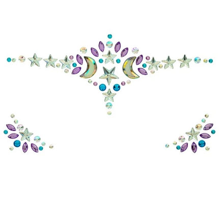 Widmann SRL Gezichtsdecoratie tovenaar / heks Milan kind