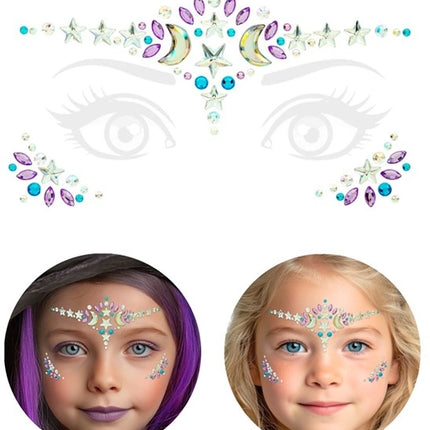 Widmann SRL Gezichtsdecoratie tovenaar / heks Milan kind