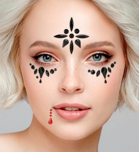 Widmann SRL Gezichtsdecoratie vampier Nora