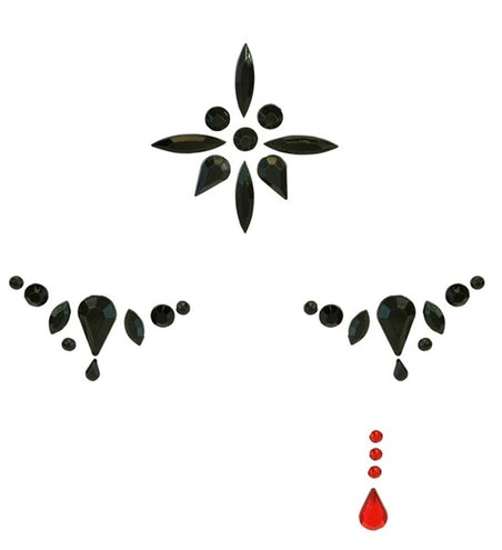 Widmann SRL Gezichtsdecoratie vampier Nora