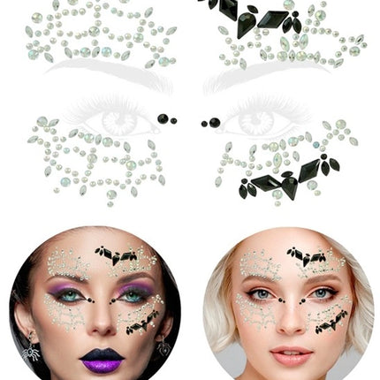 Widmann SRL Gezichtsdecoratie vleermuis Jesse