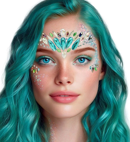 Widmann SRL Gezichtsdecoratie zeemeermin Niek