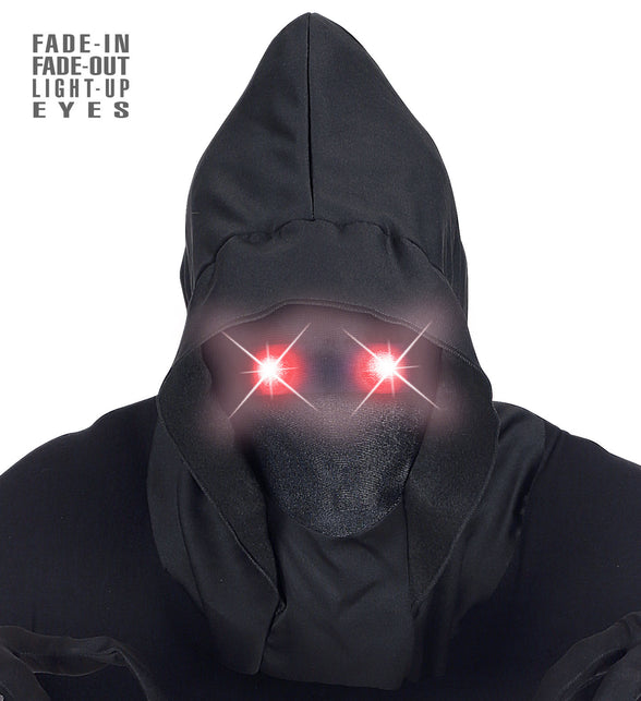 Widmann SRL Gezichtsloos Masker Met Kap Rood Licht