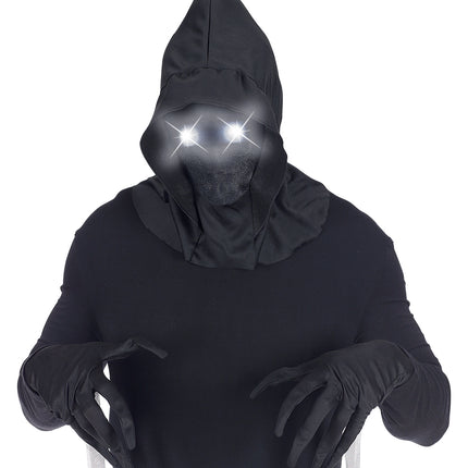 Widmann SRL Gezichtsloos Masker Met Kap Wit Licht