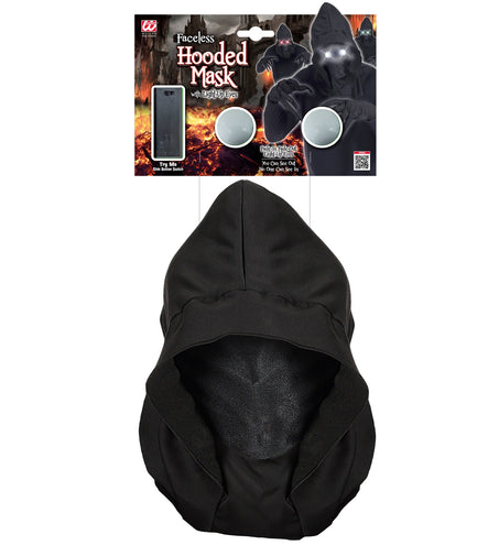 Widmann SRL Gezichtsloos Masker Met Kap Wit Licht