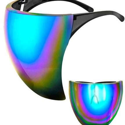 Widmann SRL Gezichtsscherm spiegellens blauw/paar Sem