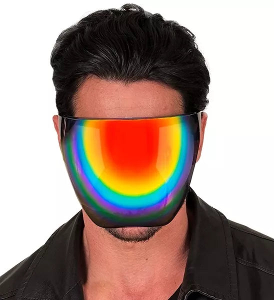Widmann SRL Gezichtsscherm spiegellens regenboog Milan