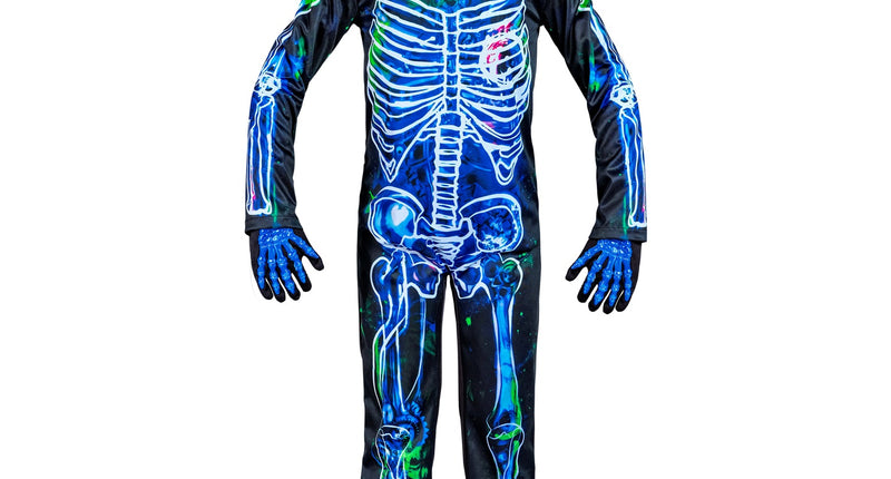 Widmann SRL Giftig skelet blauw/zwart