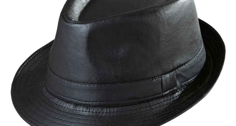 Widmann SRL Gleufhoedje zwart Lederlook