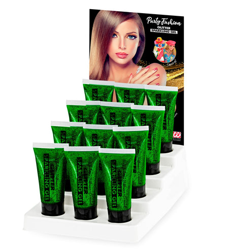 Widmann SRL Glitter gel Groen 25ML