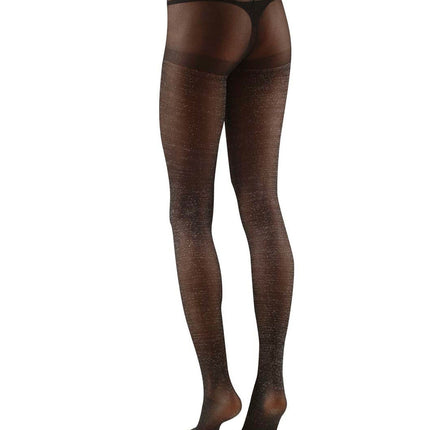 Widmann SRL Glitter panty zwart dames
