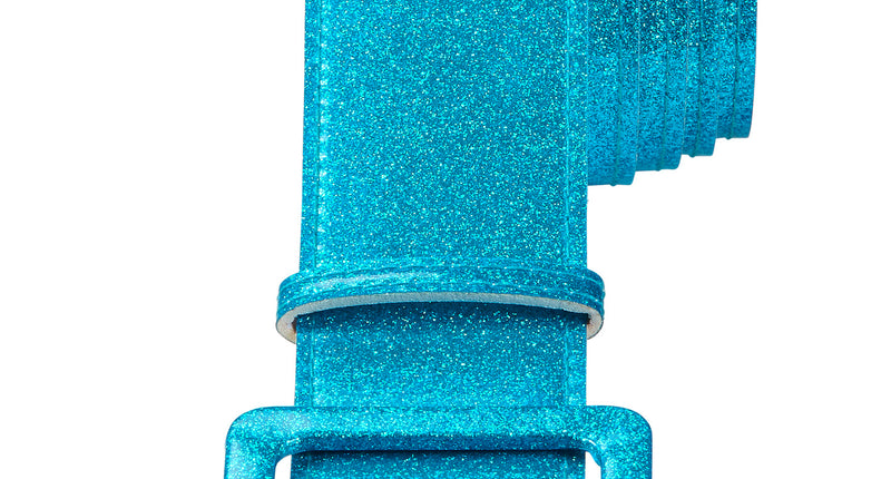 Widmann SRL Glitter showriem blauw