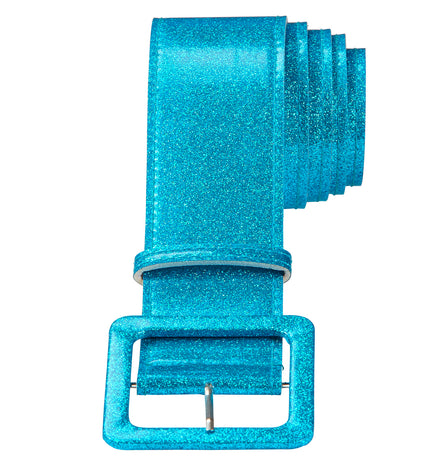 Widmann SRL Glitter showriem blauw