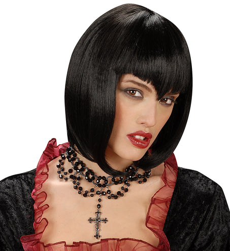 Widmann SRL Gothic beparelde ketting met kruis hange