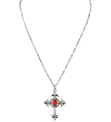 Widmann SRL gothic ketting met rode steen