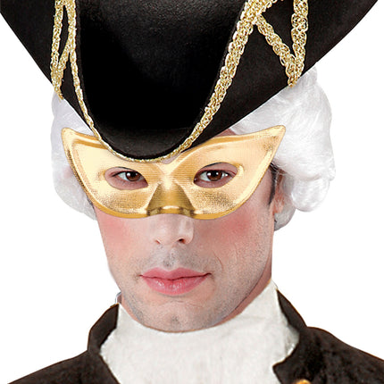 Widmann SRL Goud oogmasker papillon