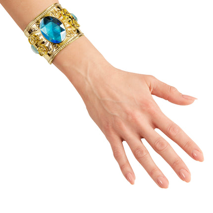 Widmann SRL Gouden armband met topaas steentjes