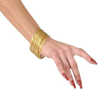 Widmann SRL Gouden armbanden 40 stuks zigeunerin