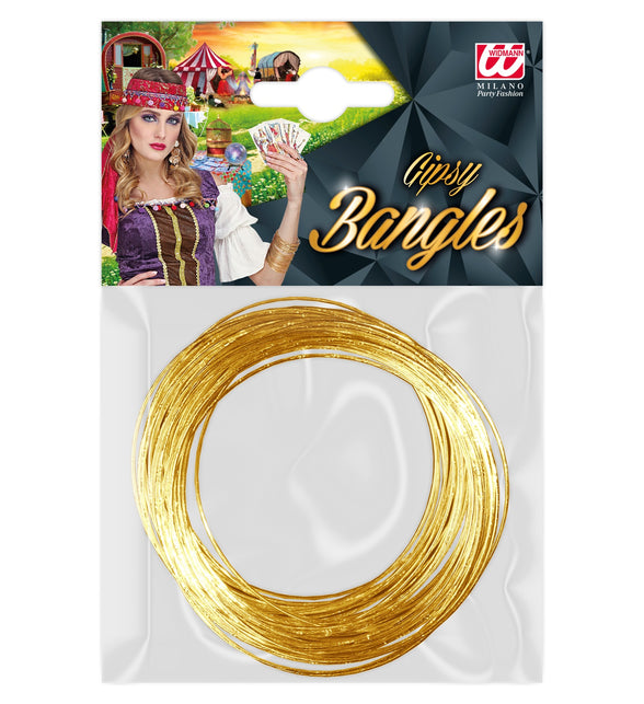 Widmann SRL Gouden armbanden 40 stuks zigeunerin