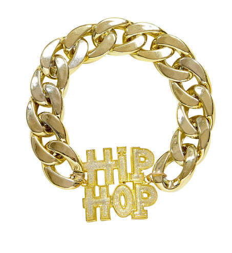 Widmann SRL Gouden bling bling hiphop armbandjes
