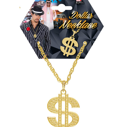 Widmann SRL Gouden dollarketting pooier