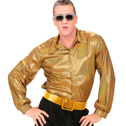 Widmann SRL Gouden glitter riem