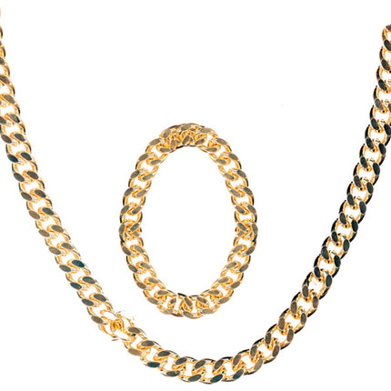 Widmann SRL Gouden ketting nep goud rapper