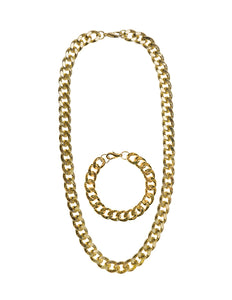 Widmann SRL Gouden ketting nep goud rapper