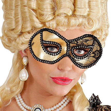 Widmann SRL Gouden oogmasker Venetië glitters