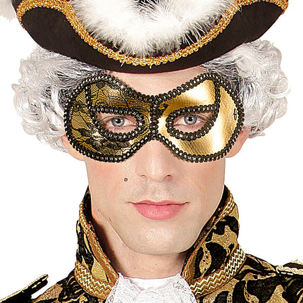 Widmann SRL Gouden oogmasker Venetië glitters