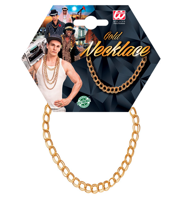 Widmann SRL Gouden pooier ketting rapper