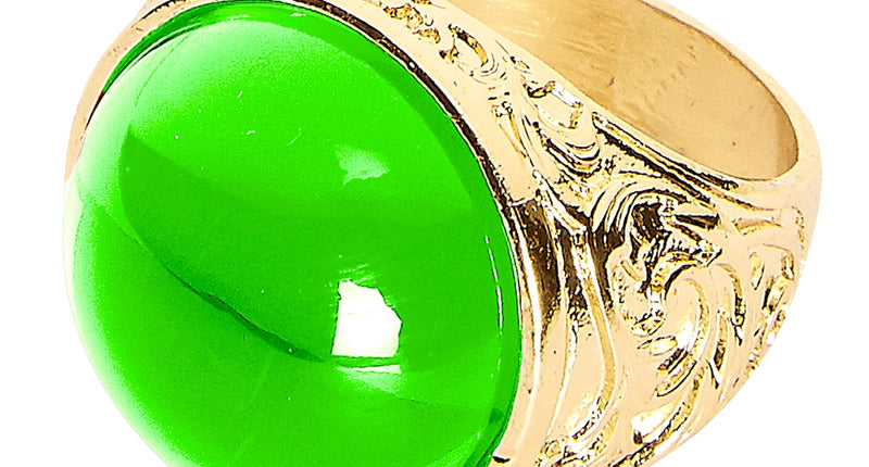 Widmann SRL Gouden ring met groene steen