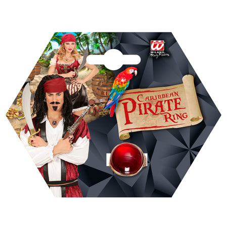 Widmann SRL Gouden ring met rode steen