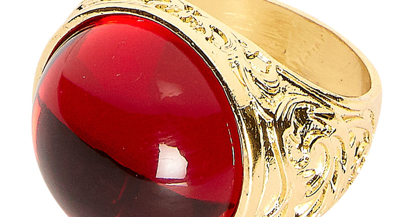 Widmann SRL Gouden ring met rode steen