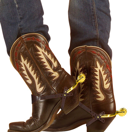 Widmann SRL Gouden sporen cowboy luxe