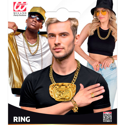 Widmann SRL Gouden zegelring nep