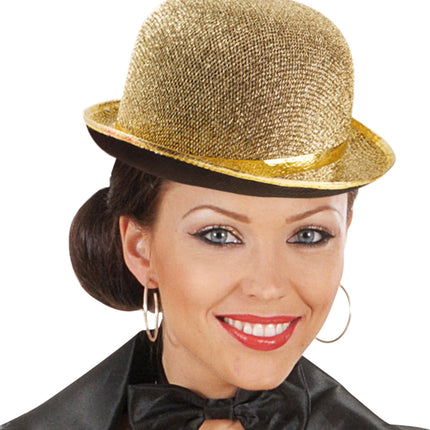 Widmann SRL Goudkleurige bolhoed