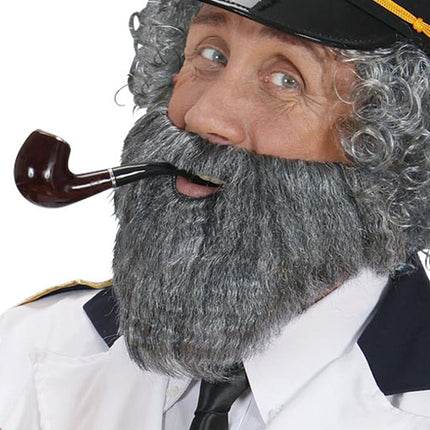 Widmann SRL Grijze baard Kapitein