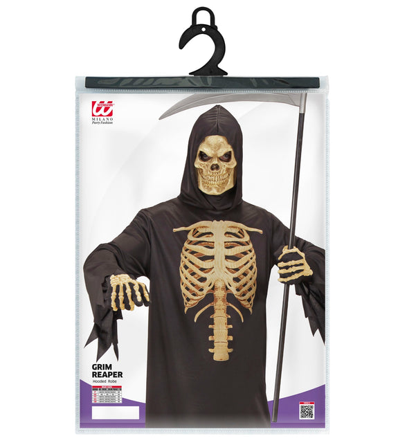 Widmann SRL Grimreaper kostuum Jelle met kap