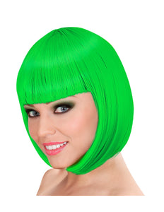 Widmann SRL Groene boblijn pruik Lou Lou