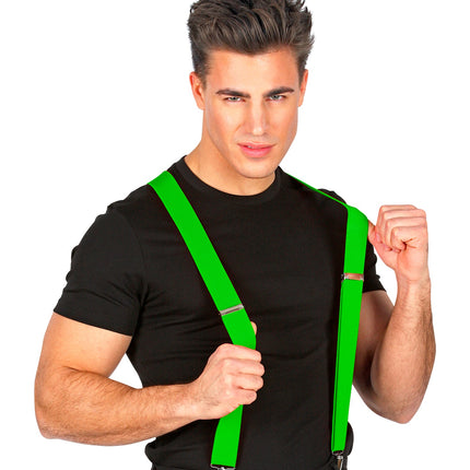 Widmann SRL Groene bretels verstelbaar