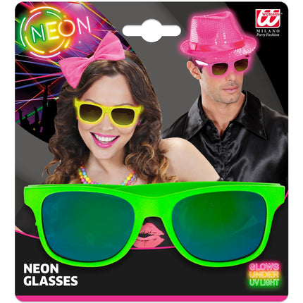 Widmann SRL Groene karakter bril Blues brother