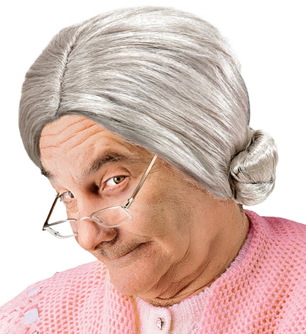 Widmann SRL Grootmoeder pruik volwassenen