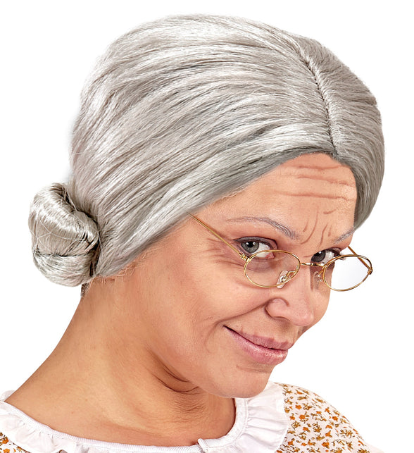 Widmann SRL Grootmoeder pruik volwassenen