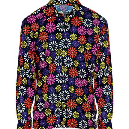 Widmann SRL Groovy shirt bloem jaren 70