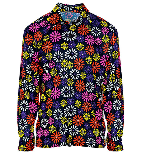 Widmann SRL Groovy shirt bloem jaren 70