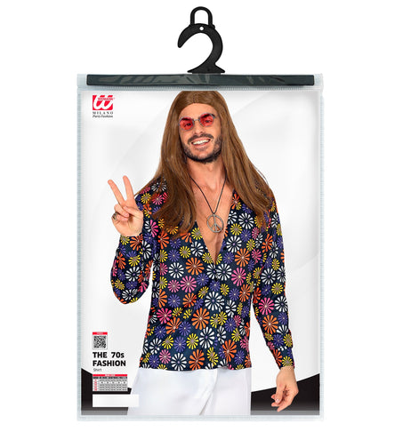 Widmann SRL Groovy shirt bloem jaren 70