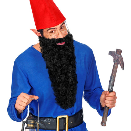 Widmann SRL grote baard met snor zwart