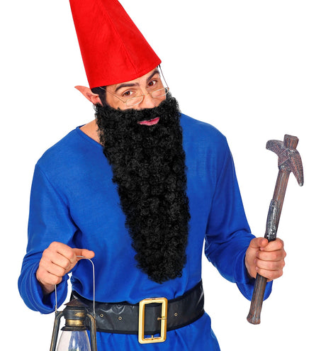 Widmann SRL grote baard met snor zwart