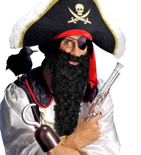 Widmann SRL grote baard met snor zwart